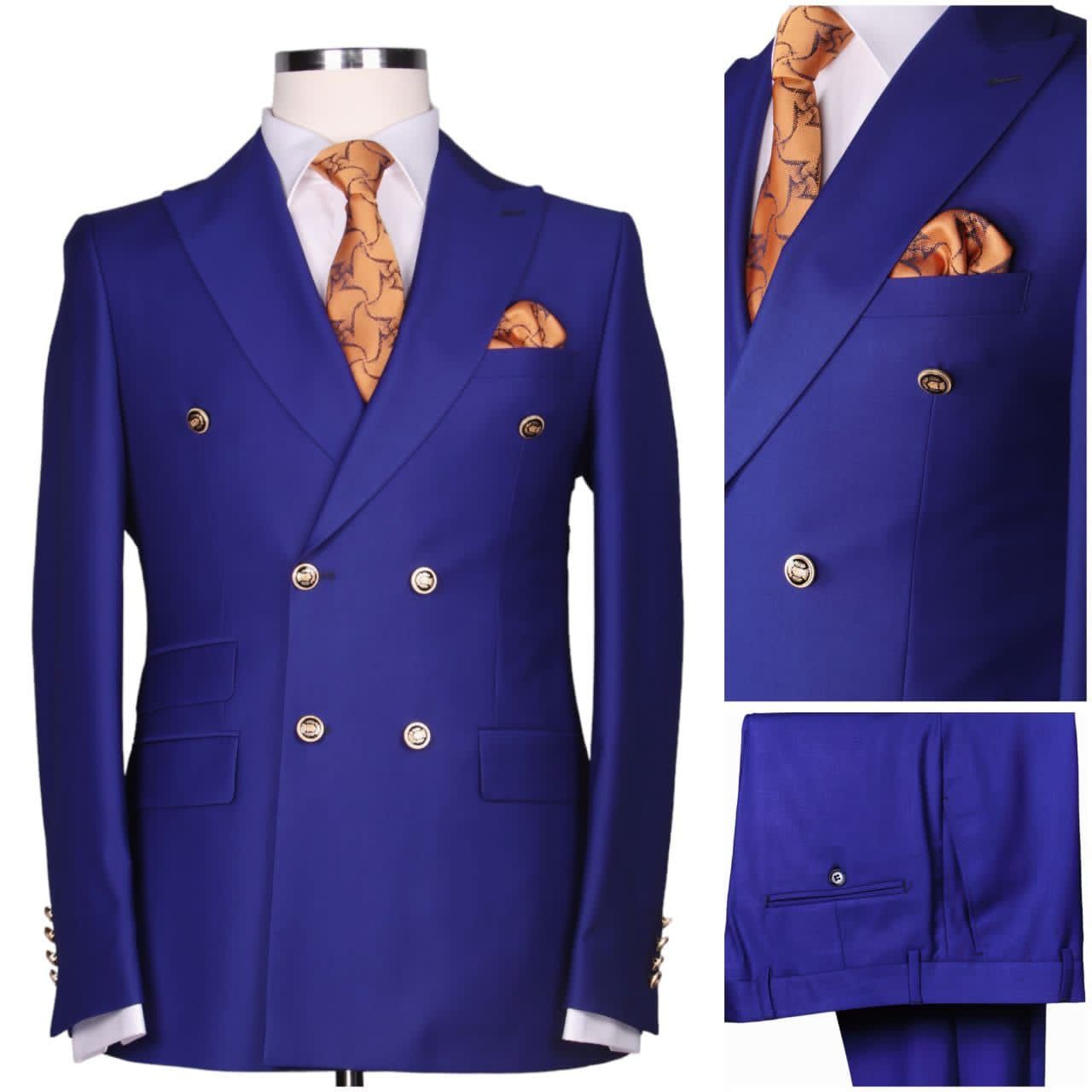 Veste chic bleu royal